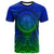 Palau T Shirt Circle Pattern Blue Unisex Blue - Polynesian Pride