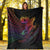 Papua New Guinea Premium Blanket - Butterfly Polynesian Style - Polynesian Pride