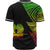 Papua New Guinea Custom Personalized Baseball Shirt - Flash Style Reggae - Polynesian Pride