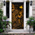 Papua New Guinea Door Cover Turtle Hibiscus Gold - Polynesian Pride