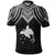 Papua New Guinea Polo Shirt Polynesian Armor Style Black - Polynesian Pride