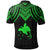 Papua New Guinea Polo Shirt Polynesian Armor Style Green - Polynesian Pride