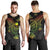 Papua New Guinea Custom Personalised Men's Tank Top - Reggae Turtle - Polynesian Pride