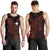 Papua New Guinea Custom Personalised Men's Tank Top - Red Turtle - Polynesian Pride