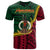 Vanuatu T Shirt Penama Seal of Vanuatu Polynesian Patterns Unisex Green - Polynesian Pride