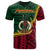 Vanuatu T Shirt Pentecost Island Seal of Vanuatu Polynesian Patterns Unisex Green - Polynesian Pride