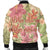 Hawaii Tropical Hibiscus Plumeria Bomber Jacket - AH - Polynesian Pride