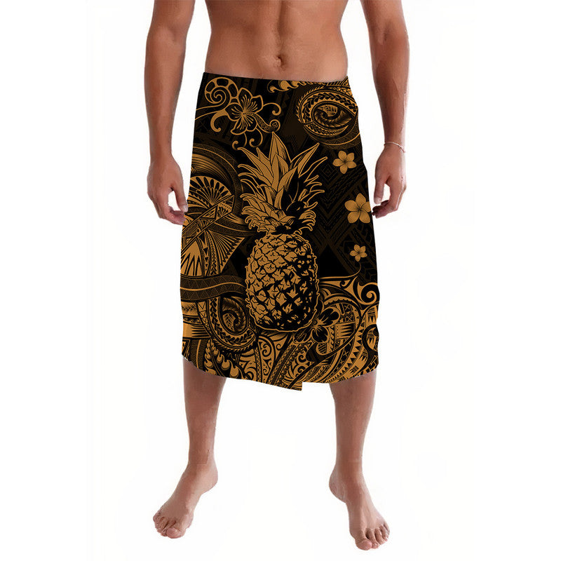 Hawaii Pineapple Polynesian Lavalava Unique Style Gold LT8 Gold - Polynesian Pride