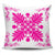 Hawaiian Quilt Maui Plant And Hibiscus Pattern Pillow Covers - Pink White - AH One Size Pink - Polynesian Pride