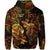 Custom Pisces Zodiac Polynesian Zip Hoodie Unique Style Gold LT8 - Polynesian Pride