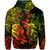 Custom Pisces Zodiac Polynesian Zip Hoodie Unique Style Reggae LT8 - Polynesian Pride