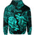 Pisces Zodiac Polynesian Zip Hoodie Unique Style Turquoise LT8 - Polynesian Pride