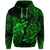 Custom Pisces Zodiac Polynesian Hoodie Unique Style Green LT8 - Polynesian Pride