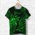 Custom Pisces Zodiac Polynesian T Shirt Unique Style Green LT8 - Polynesian Pride