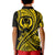 Custom Pohnpei Polo Shirt Federated States of Micronesia Gold Wave Style LT9 - Polynesian Pride