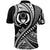 Custom Pohnpei Polo Shirt Federated States of Micronesia Black Wave Style LT9 - Polynesian Pride