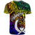 Pohnpei Custom T Shirt Rainbow Polynesian Pattern - Polynesian Pride