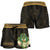 Pohnpei Women's Shorts - Polynesian Gold Patterns Collection - Polynesian Pride