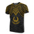 Pohnpei Custom T Shirt Micronesian Pattern Gold Armor Style Unisex Gold - Polynesian Pride