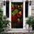 Pohnpei Door Cover Turtle Hibiscus Reggae - Polynesian Pride