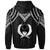 Pohnpei Custom Zip up Hoodie Polynesian Armor Style Black - Polynesian Pride