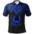 Pohnpei Custom Polo Shirt Polynesian Armor Style Blue Unisex Blue - Polynesian Pride