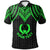 Pohnpei Custom Polo Shirt Polynesian Armor Style Green Unisex Green - Polynesian Pride