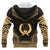 Pohnpei Polynesian Chief Custom Zip up Hoodie Gold Version Unisex Gold - Polynesian Pride