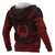 Pohnpei Polynesian Chief Custom Hoodie Red Version - Polynesian Pride