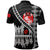 Tonga ANZAC Day Black and White Polo Shirt Lest We Forget LT7 - Polynesian Pride