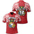 Custom Tonga Rugby Polo Shirt Royal Style Unisex Red - Polynesian Pride