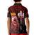 (Custom Personalize) Kolisi Tonga 'Atele Old Boys KID Polo Shirt Red Lions LT7 - Polynesian Pride