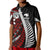 Custom Mate Maa Tonga Mixed Aotearoa Kiwis Rugby Polo Shirt Silver Fern Mixed Polynesian Style LT9 Kid Black - Polynesian Pride