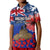 Custom New Zealand ANZAC Day Polo Shirt Grunge Aotearoa Flag and Red Poppy LT9 - Polynesian Pride