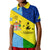 Custom Malampa Fiji Day Polo Shirt Polynesian Line Arty Style LT9 Kid Yellow - Polynesian Pride