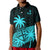 Fiji Rugby Sevens Polo Shirt Tapa Palm Tree and Fijian Coat of Arms LT9 - Polynesian Pride