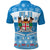 Fiji Masi Tapa Christmas Vibe Polo Shirt LT9 - Polynesian Pride