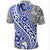 Traditional Polynesian Tribal Tattoo Retro Polo Shirt Blue LT9 - Polynesian Pride