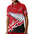 Waitangi Polo Shirt Aotearoa Tino Rangatiratanga Flag with Silver Fern LT9 - Polynesian Pride