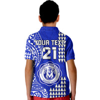 Custom Hawaii Moanalua High School Polo Shirt Tribal Kakau LT9 - Polynesian Pride