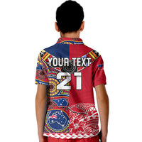 Custom Australia Aboriginal and Samoa Polynesian Polo Shirt Boomerang LT9 - Polynesian Pride