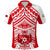 (Custom Text and Number) Tonga Rugby Sevens Polo Shirt Coat of Arms Tribal Polynesian Pattern LT9 Red - Polynesian Pride