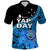 Yap State Day Polo Shirt Yap Flag and FSM Seal LT9 Blue - Polynesian Pride