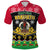 Custom Vanuatu Tribal Polynesian Christmas Vibe Polo Shirt LT9 Red - Polynesian Pride