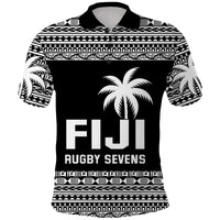 Fiji Rugby Sevens Polo Shirt Simple Style LT9 Blue - Polynesian Pride