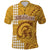 Custom Hawaii Mililani High School Polo Shirt Tribal Kakau LT9 Yellow - Polynesian Pride