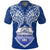 Samoan Tribal Tattoo Polo Shirt Blue Tupoc High School Sia Ko Moui Aonga Unisex Blue - Polynesian Pride