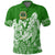 Saineha High School Tonga Polo Shirt Kupesi Style Ver02 LT7 Green - Polynesian Pride