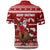 New Zealand Xmas Polo Shirt Mere Kirihimete Santa With Kiwi Bird LT7 - Polynesian Pride