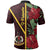 Vanuatu Polynesian Polo Shirt Tropical Flowers With Seal - Polynesian Pride